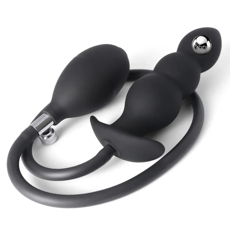 Gtooza_Inflatable Anal Metal Ball Plug Sex Toys  Men Women Huge  Ass Butt Dilator Prostate Massager G Spot Stimulator gtooza.com