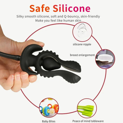 Inflatable Butt Plug No Vibrator Prostate Massager Vaginal Dilator G Spot Expansion Stimulator Adult Anal Sex Toys gtooza.com