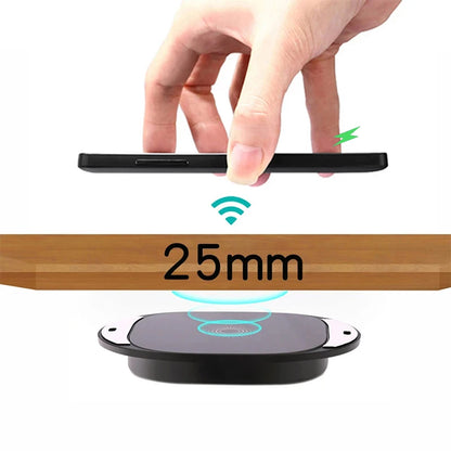 Chargeur sans fil PCInvisible True Wireless Charger Base de chargement sans fil longue distance 25 mm