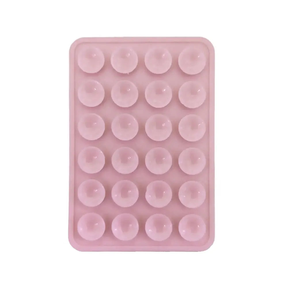 PC JCD Thickened Silicone Suction Cup 24 Square Suction Cups Mobile Phone Tablet Luggage Suction Cup Universal Charger Leather Case