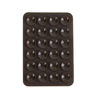 PC JCD Thickened Silicone Suction Cup 24 Square Suction Cups Mobile Phone Tablet Luggage Suction Cup Universal Charger Leather Case