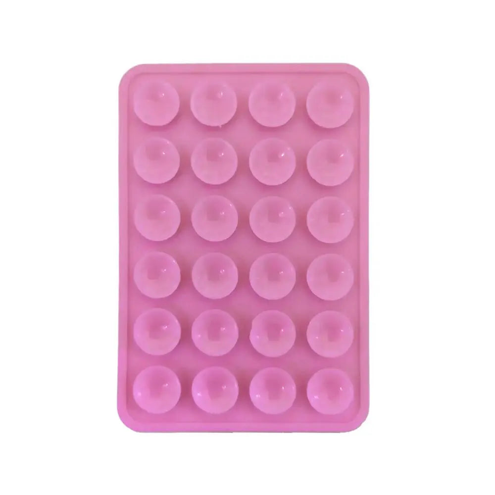 PC JCD Thickened Silicone Suction Cup 24 Square Suction Cups Mobile Phone Tablet Luggage Suction Cup Universal Charger Leather Case