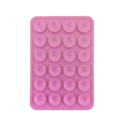 PC JCD Thickened Silicone Suction Cup 24 Square Suction Cups Mobile Phone Tablet Luggage Suction Cup Universal Charger Leather Case