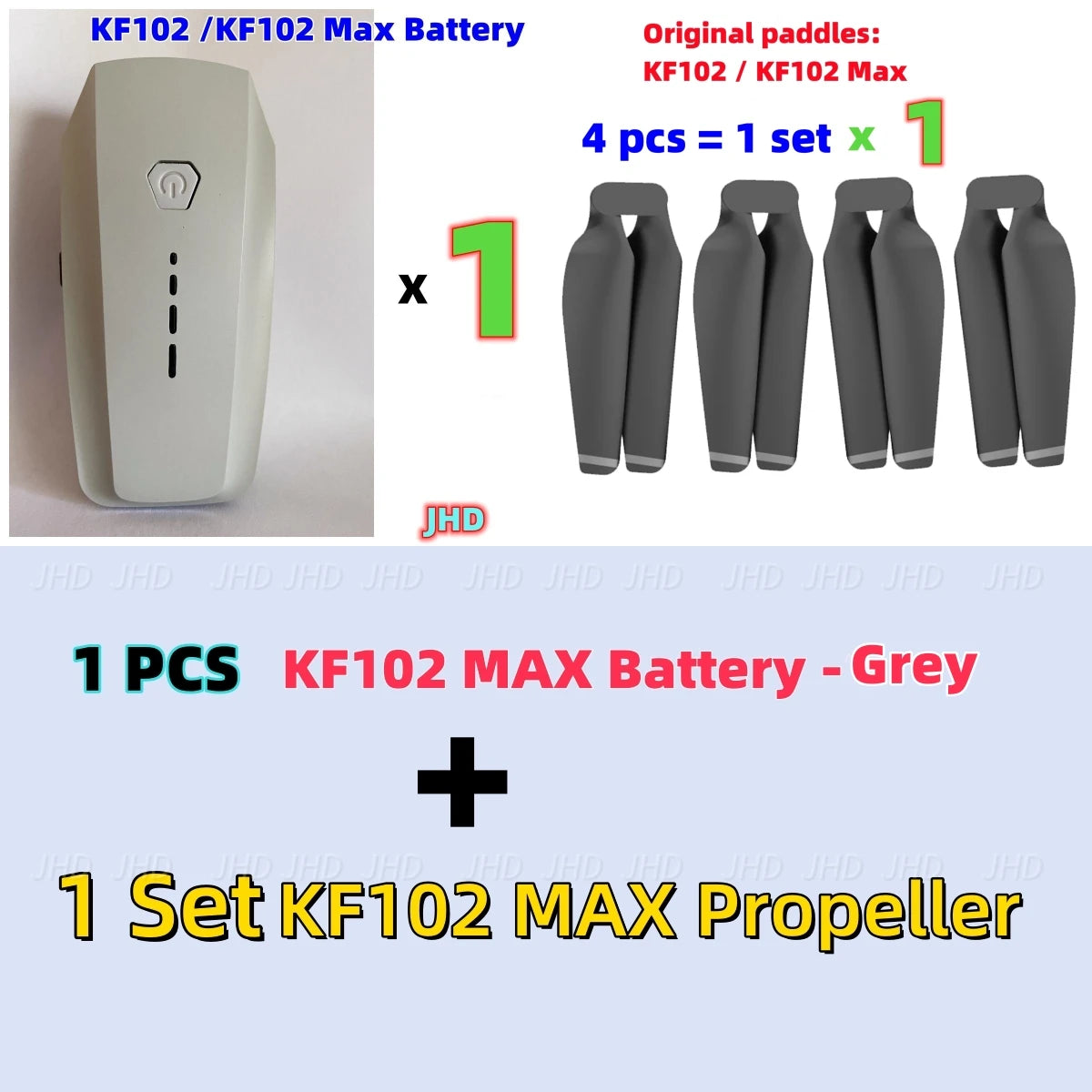 JHD KF102Max Drones Battery 7.4V 2200mAh Battery Spare Parts Accessories For KF102 MAX Drone Battery Propeller Wholesale