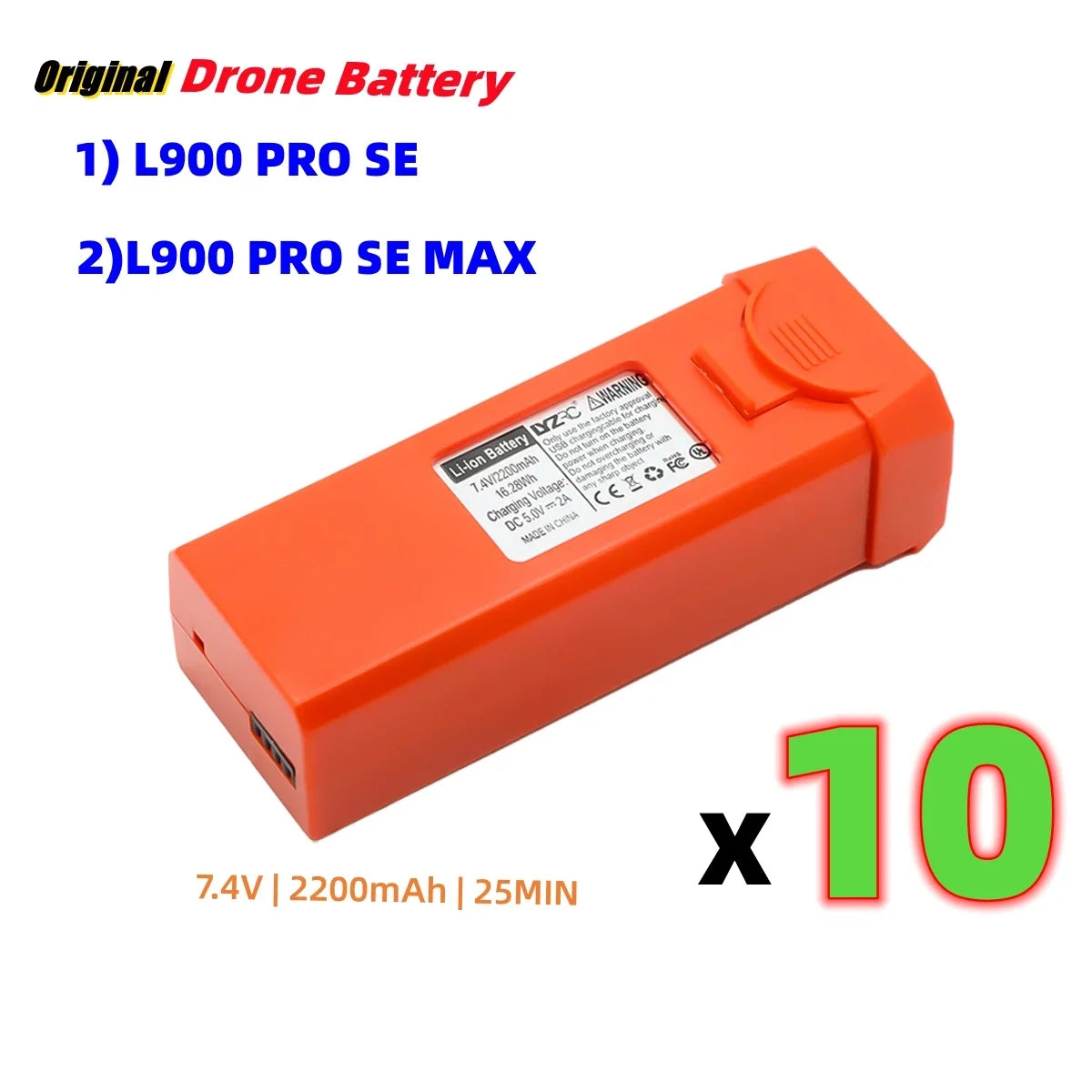 JHD LYZRC L900 PRO SE Batteries Original LYZRC Accessories  L900 PRO MAX Drone Battery Wholesale