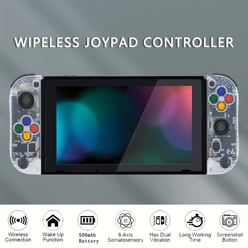 Joy Pad Joycons Controller For Nintendo Switch Joystick Gamepad Wireless Game Console Joypad Turbo Wake Up Function