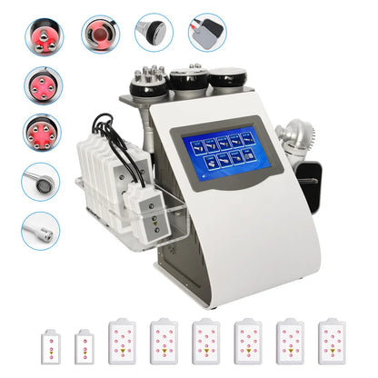 KIM8 40k Cavitation Ultrasonic RF EMS Ice Hammer Weight Loss Massage Body Shaping Skin Care Firming Lifting Salon Beauty Machine