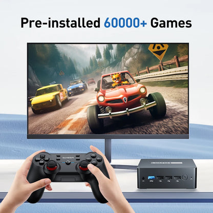 KINHANK Super Console MP100 8GB DDR5 Windows11 Video Game Console 60000+ games 70+Emulators,  SS/WII/GC/MAME/PS3/PS2/Arcade