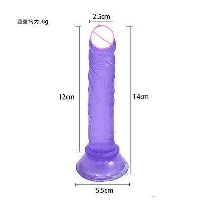 GtoozaKWD Erotic Soft Jelly  Anal  Realistic Strong Suction Cup Adult G-spot Orgasm Big Penis Sex Toys  Woman gtooza.com