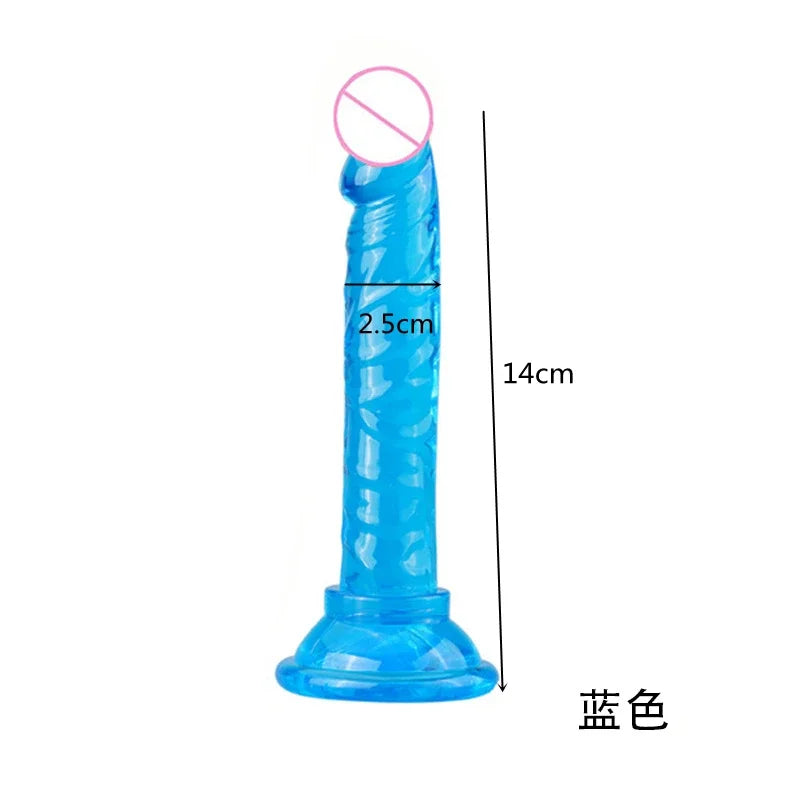 GtoozaKWD Erotic Soft Jelly  Anal  Realistic Strong Suction Cup Adult G-spot Orgasm Big Penis Sex Toys  Woman gtooza.com