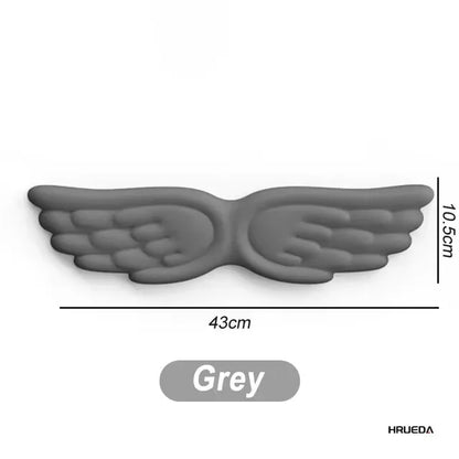 PCKeyboard Mouse Wrist Rest Angel Wing Memory Foam Mouse Pad Set Wrist Supp