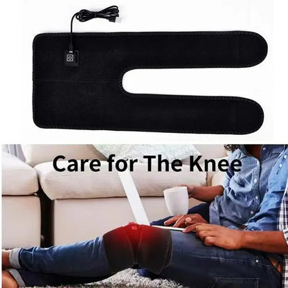 PC Knee Heat Pad USB Powered Heated Knee Sleeve 3 Heat Levels Knee Heater W