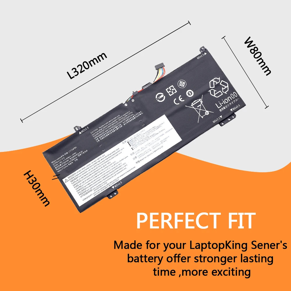 PC L17C4PB0 Laptop Battery For Lenovo Xiaoxin Air 14ARR 14IKBR 15ARR 15IKBR Ideapad 530s-14IKB 530s-15IKB L17M4PB0 45WH