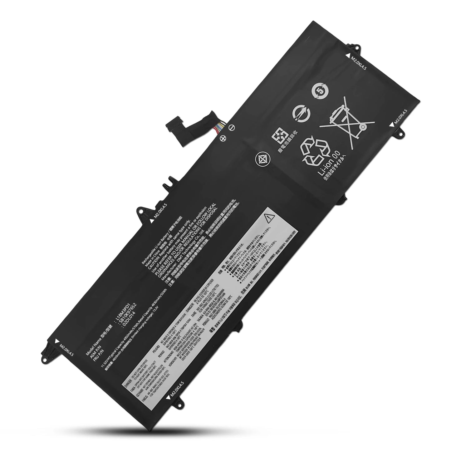 PC L18M3PD1 Laptop Battery For Lenovo ThinkPad T14S T490S T495S Series L18C3PD1 L18C3PD2 L18L3PD1 L18M3PD2 02DL013