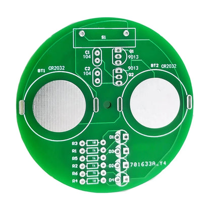 LED Desktop Gyroscope DIY Electronics Kit PCB Circuit Board Soldering Practice Project