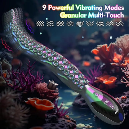 GtoozaLED Display Octopus Tentacle Masturbation Vibrator G Spot Vagina Anal Vibration Stimulation Adult Sex Toys Special-shaped Dildo