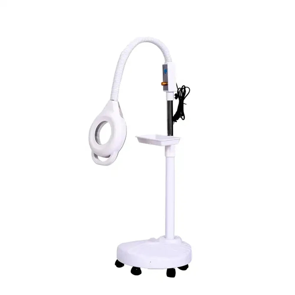 PC LED Floor Lamp Magnifying Salon Beauty Cold Light Multifunction Desk Lamp Esthetician Magnifying Nail Art Tattoo Vertical