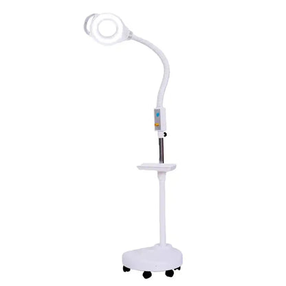 PC LED Floor Lamp Magnifying Salon Beauty Cold Light Multifunction Desk Lamp Esthetician Magnifying Nail Art Tattoo Vertical light