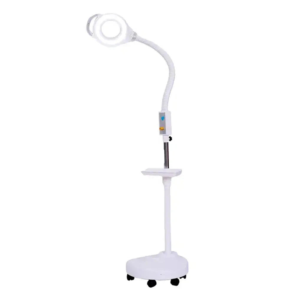 PC LED Floor Lamp Magnifying Salon Beauty Cold Light Multifunction Desk Lamp Esthetician Magnifying Nail Art Tattoo Vertical