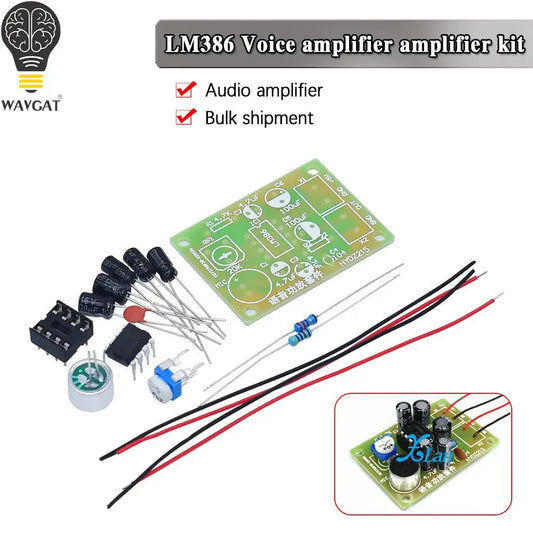 LM386 Voice Sound Amplifier Board Kit Amplifier Electronic Production Parts DIY Welding Training Skills Teaching Kit