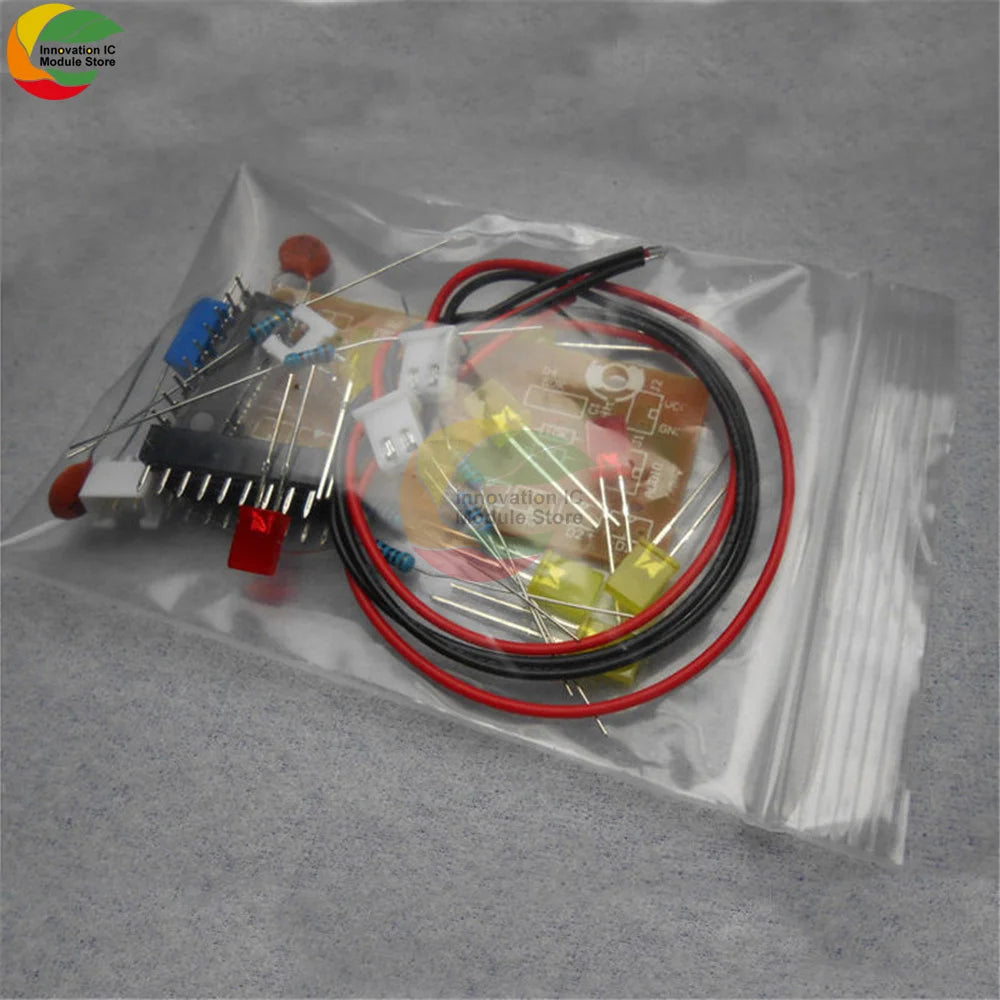 LM3915 10 Segment Audio Level Indicator LED Module Kit Parts Fun DIY Kit Electronics Kit Trousse DC 9V - 12V Level Indicator Kit