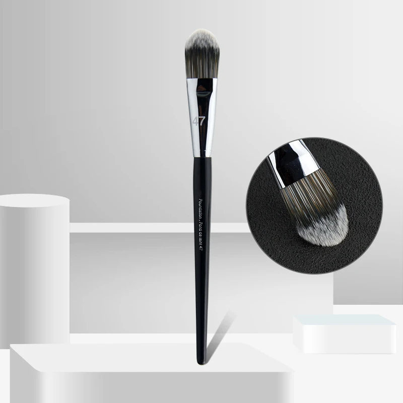 LOYBJ Professional Foundation Brush 47 Broom Head Liquid Foundation Shadow Concealer Brushes Women Face Base Makeup Beauty Tools