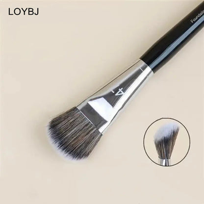 LOYBJ Professional Foundation Brush 47 Broom Head Liquid Foundation Shadow Concealer Brushes Women Face Base Makeup Beauty Tools