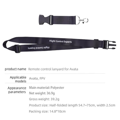 Lanyard Neck Strap  DJI Avata Safety Strap Belt Sling  DJI Avata Remote Controller Drone RC Accessories