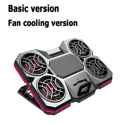 Laptop cooler Stand 21 inch Semiconductor refrigeration Four core super strong fan LED screen display For Laptop Accessories