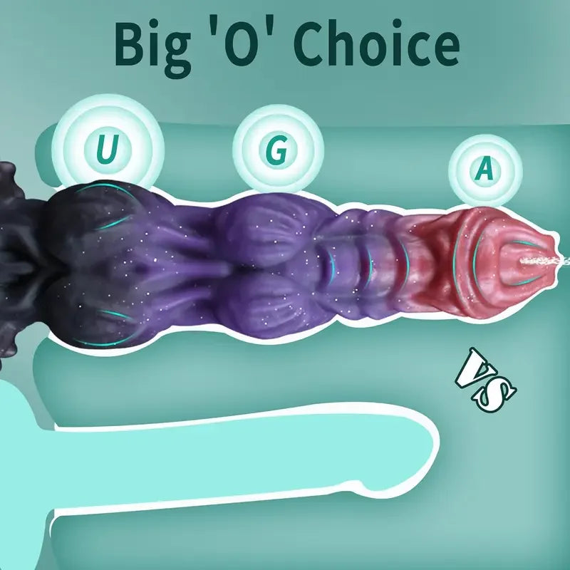 Gtooza_Large Dog Knot Ejaculating  With Suction Cup Spray Function Silicone Animal s Squirting Penis Sex Toys  Women Men gtooza.com