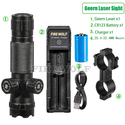 Laser Pointer Pen Geern d Laser Can Be Adjusted Up And Down Left Right Infrared Set Sight Calibrator Hand-adjusted Laser Pointer