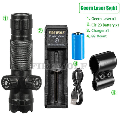 Laser Pointer Pen Geern d Laser Can Be Adjusted Up And Down Left Right Infrared Set Sight Calibrator Hand-adjusted Laser Pointer