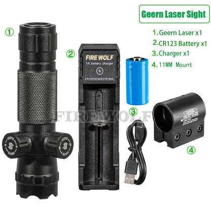 Laser Pointer Pen Geern d Laser Can Be Adjusted Up And Down Left Right Infrared Set Sight Calibrator Hand-adjusted Laser Pointer