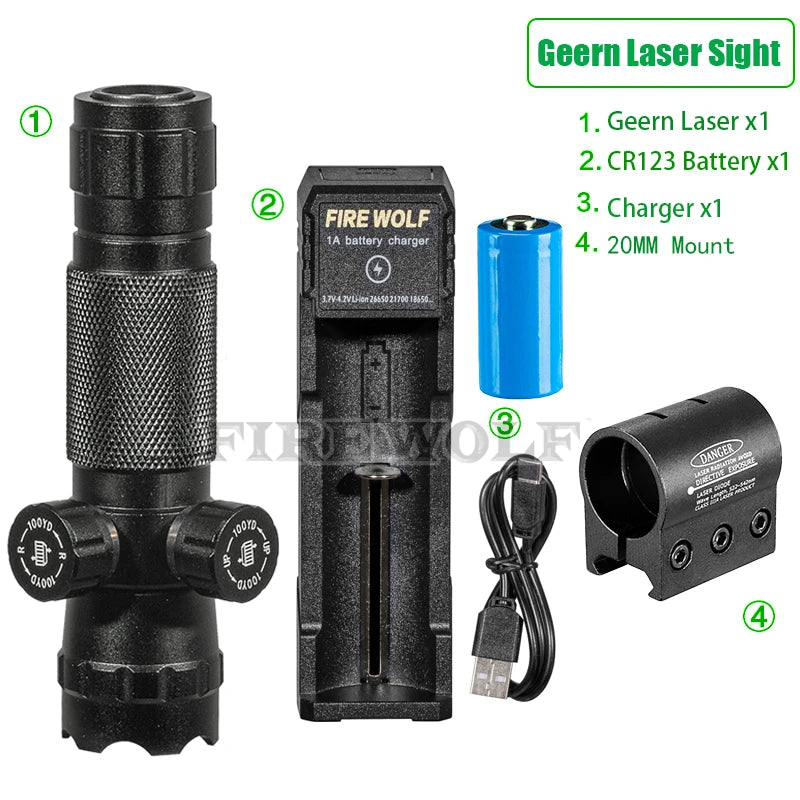 Laser Pointer Pen Geern d Laser Can Be Adjusted Up And Down Left Right Infrared Set Sight Calibrator Hand-adjusted Laser Pointer