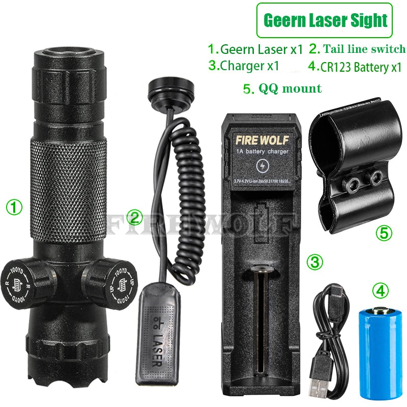 Laser Pointer Pen Geern d Laser Can Be Adjusted Up And Down Left Right Infrared Set Sight Calibrator Hand-adjusted Laser Pointer