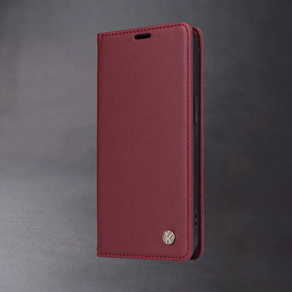 PC Leather Case For Oneplus 12 12R Luxury Magnetic Attraction Flip Card Stand Wallet Phone Cover For Oneplus 12 R One Plus 12 Coque