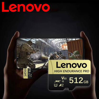 Lenovo Mini Micro SD Card Class 10 TF Memory Card 128GB Gold& Black SD Memory Card For Mobile Phone PC Speaker Nintendo Switch