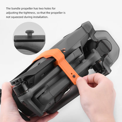 Lens Cap Propeller Holder 2 in 1 Props Fixer  DJI Mavic 3 Pro Drone Gimbal Camera Blade Protector Guard Portable Accessories