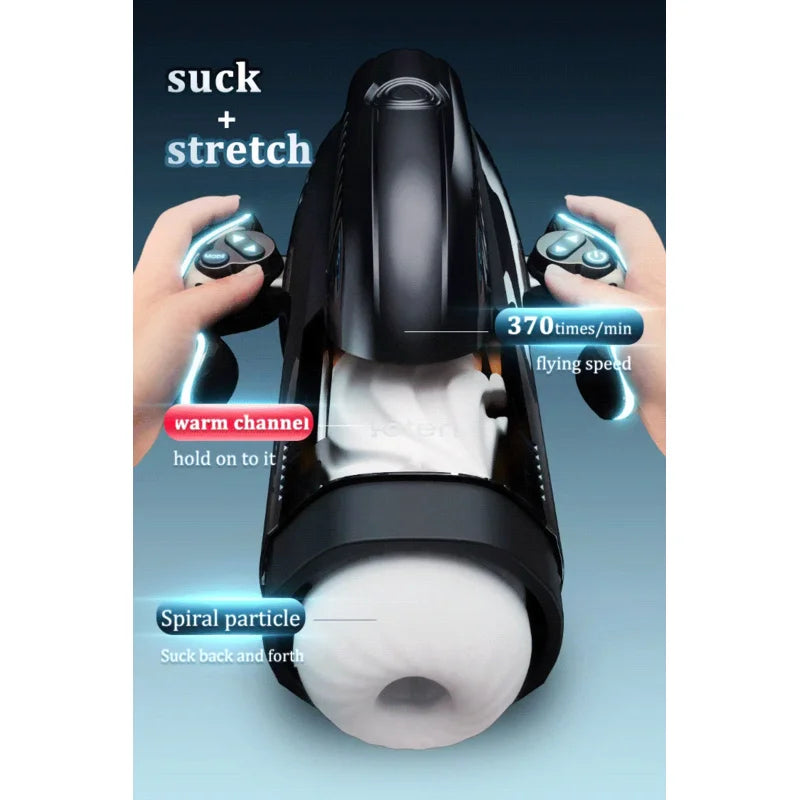 Gtooza_Leten -PRO High Speed Thrusting Male Masturbator Machine Automatic Sucking Heating Vagina Masturbation Sex Toys  Men gtooza.com