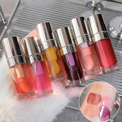 Lip Gloss Lipsticks Oil Balm Moisturizing Lips Makeup Make-up  Women Skin Care Skincare Products Cheap Cosmetics Tint Cute