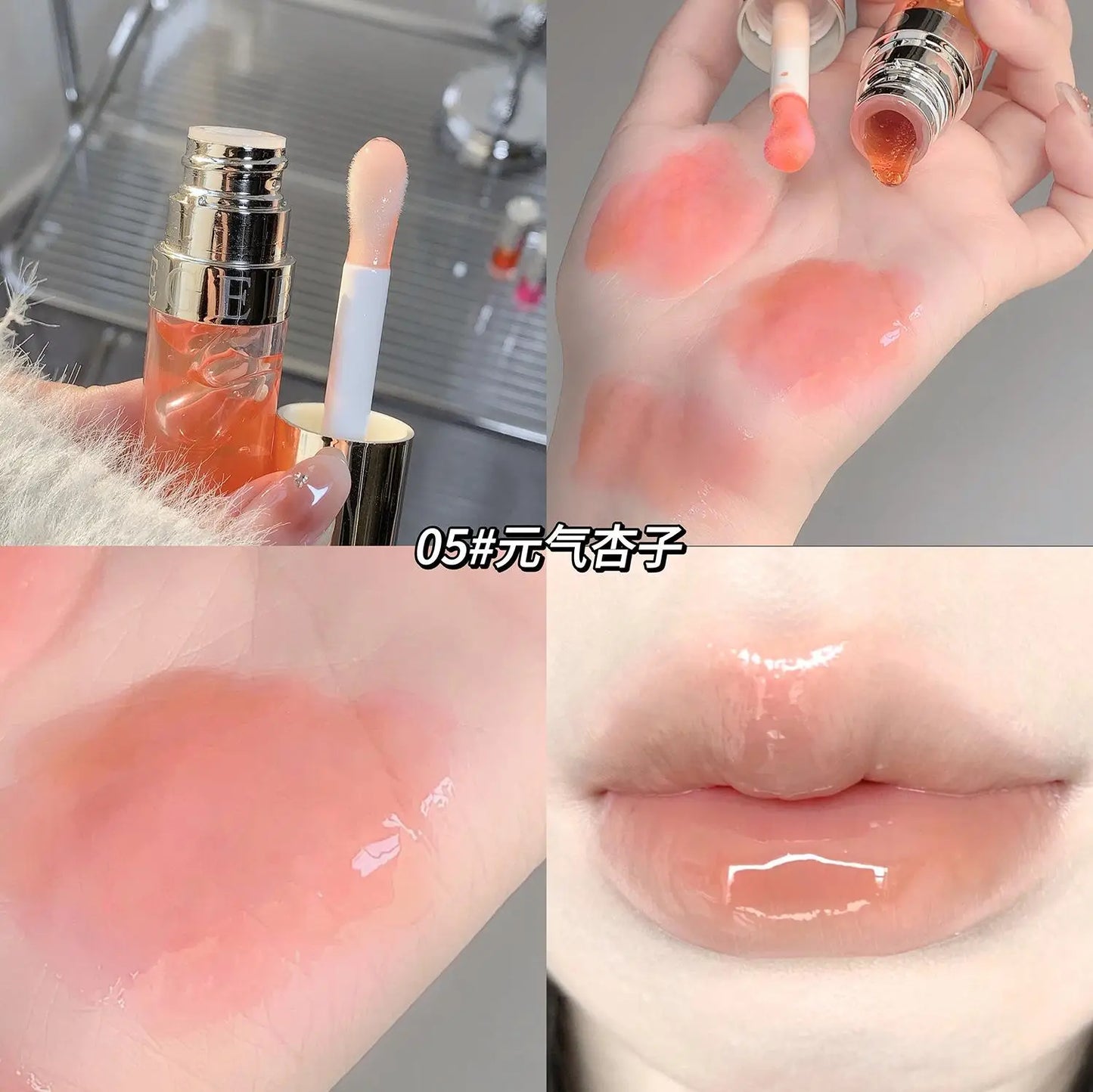 Lip Gloss Lipsticks Oil Balm Moisturizing Lips Makeup Make-up  Women Skin Care Skincare Products Cheap Cosmetics Tint Cute