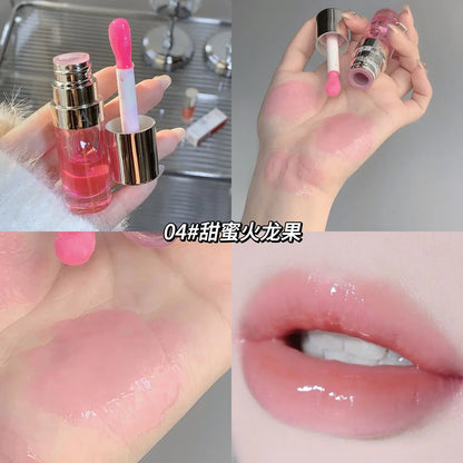 Lip Gloss Lipsticks Oil Balm Moisturizing Lips Makeup Make-up  Women Skin Care Skincare Products Cheap Cosmetics Tint Cute