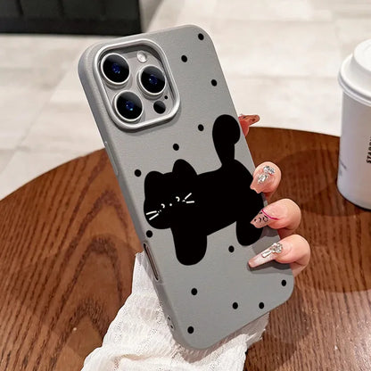 PC Lovely Cool Cat Phone Case  Xiaomi Poco F6 F5 X6 X5 X3 M6 Pro 4G Mi 11 Lite 5G 13T Pro Shockproof Soft Leather Back Cover