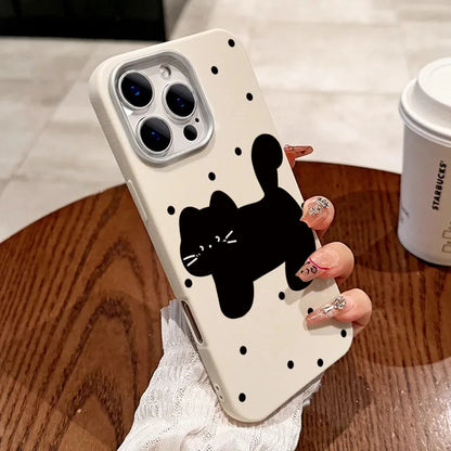 PC Lovely Cool Cat Phone Case  Xiaomi Poco F6 F5 X6 X5 X3 M6 Pro 4G Mi 11 Lite 5G 13T Pro Shockproof Soft Leather Back Cover