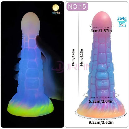 GtoozaLuminous Sex Toys  Women  Animal/Monsters Horse s Silicone Soft Anal Plug Adult Sextoys Dragon Penis 18+ gtooza.com