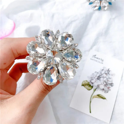 PC Luxurious Diamond Crystal  Grip Tok Stand For Cell Phone Holder Gem Noble Mobile Ring Support Universal Griptok Accessories