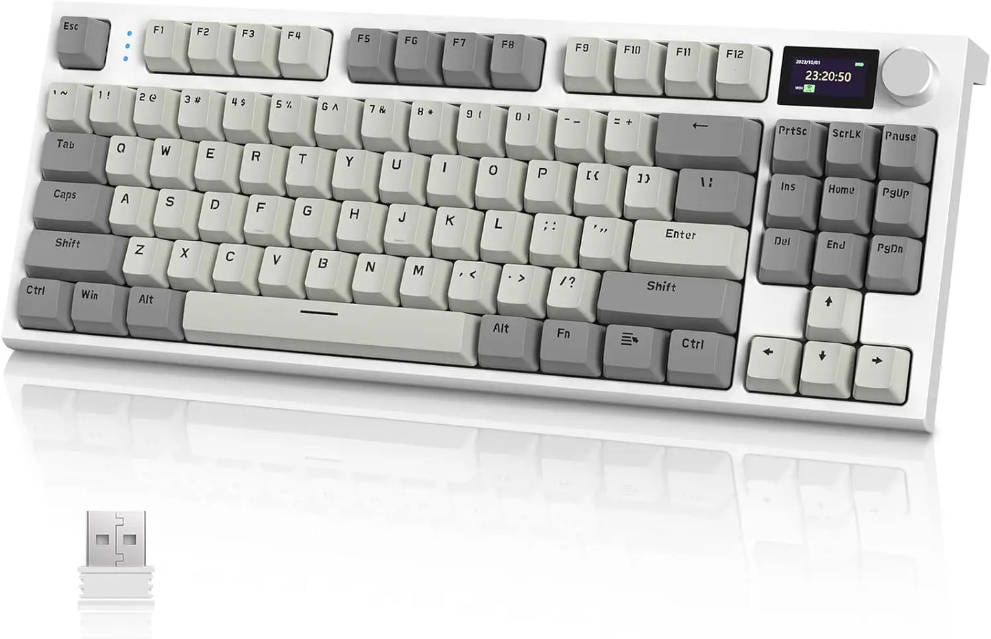 Clavier mécanique sans fil PCMAMBASNAKE x ATTACK SHARK K86, 2,4 G/Bluetooth