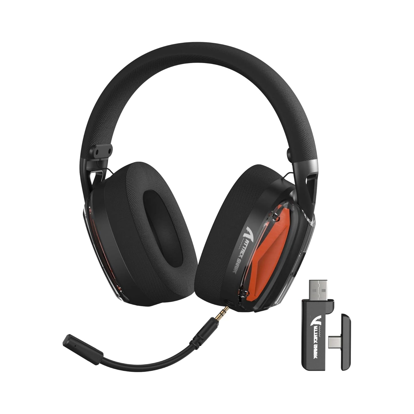 PCMAMBASNAKE x ATTACK SHARK L60 Lightweight Wireless Gaming Headset Over-Ea