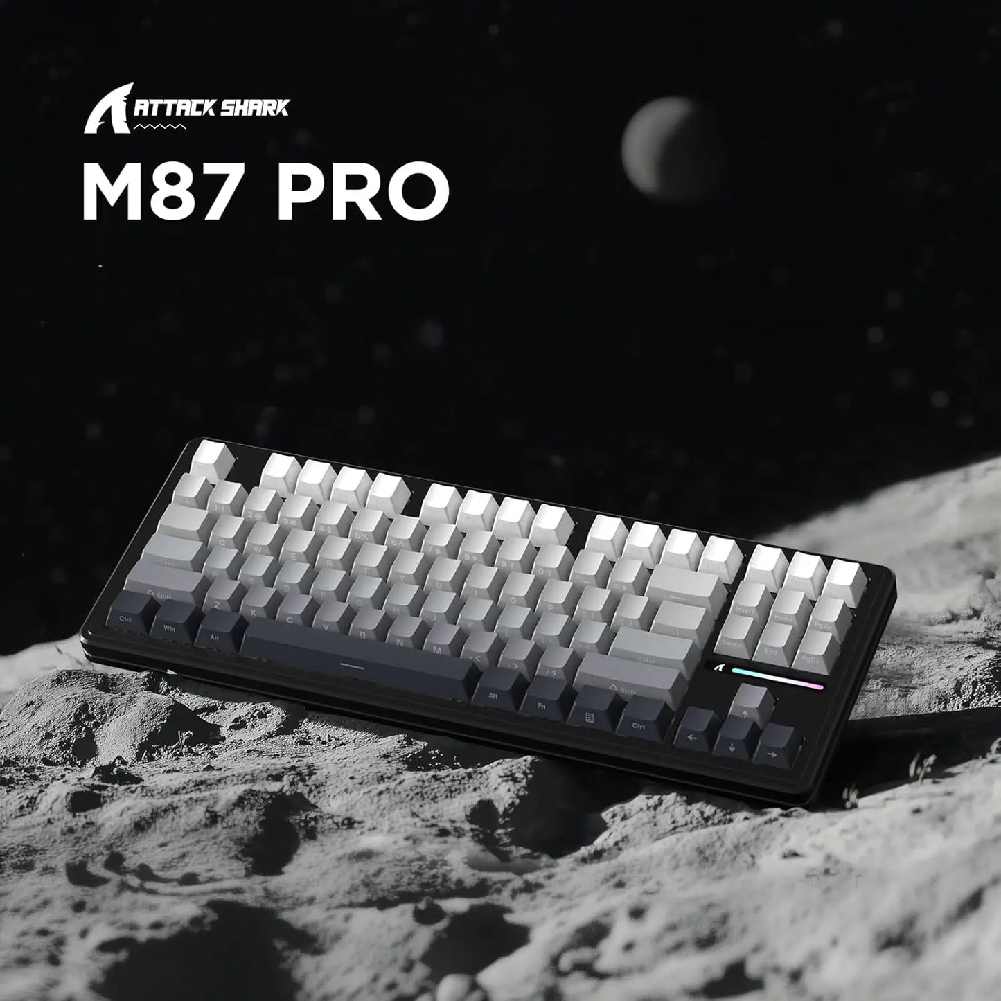 PCMAMBASNAKE x ATTACK SHARK M87 PRO Wireless Mechanical Gaming Keyboard,Hot