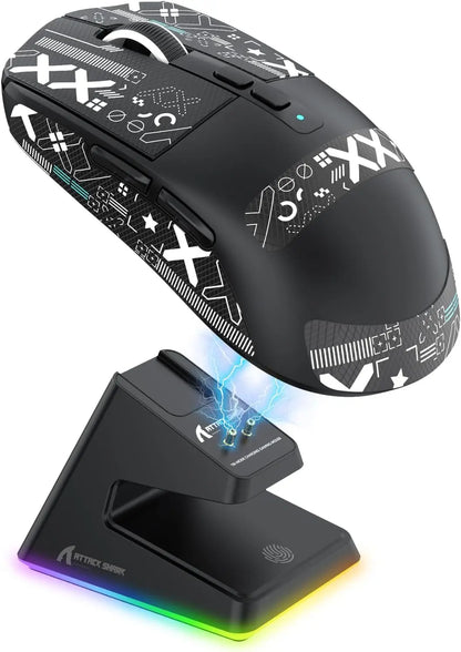 PCMAMBASNAKE x ATTACK SHARK X6 49g Superlight Wireless Gaming Mouse with Ma